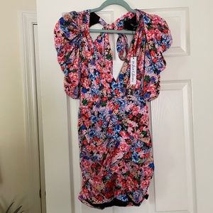 For Love and Lemons Bouquet Mini Dress